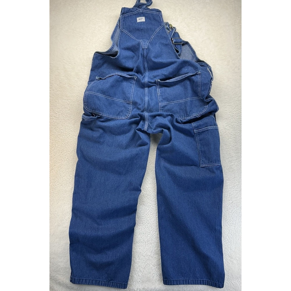 Liberty Bib Overalls Farm Ranch Cowboy Western No Size Tag See Measurements - Picture 10 of 12